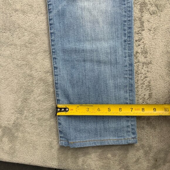 7 for all Mankind Slimmy Jeans Mens 32x28” Blue Denim Luxe Performance Casual - Picture 5 of 13